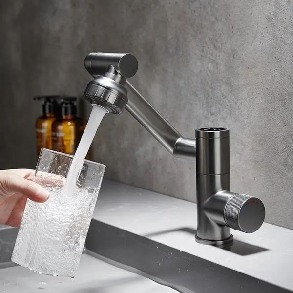 Змішувач для кухні під фільтр із гнучким зливом faucet AND938 Чорний 00020775 фото