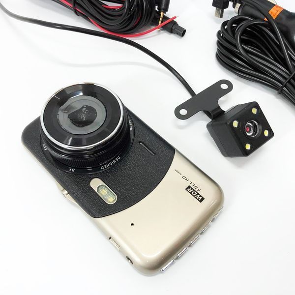 Відеореєстратор автомобільний MHZ DVR CT503 1080P з двома камерами, Реєстратор з камерою на машину 00016829 фото