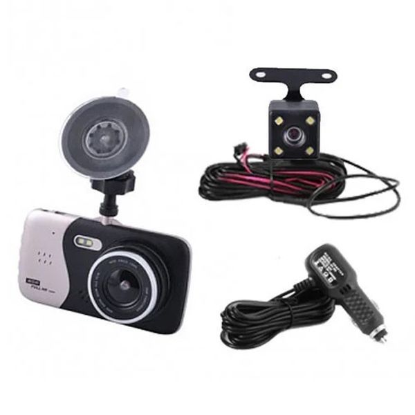 Відеореєстратор автомобільний MHZ DVR CT503 1080P з двома камерами, Реєстратор з камерою на машину 00016829 фото