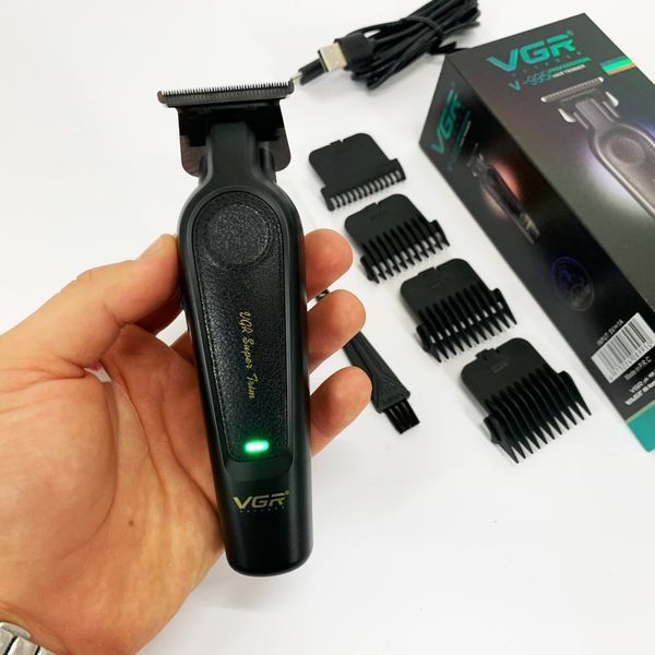 Аккумуляторная машинка для стрижки VGR V-995 + 4 насадки, 2000 мАч, USB 00014856 фото