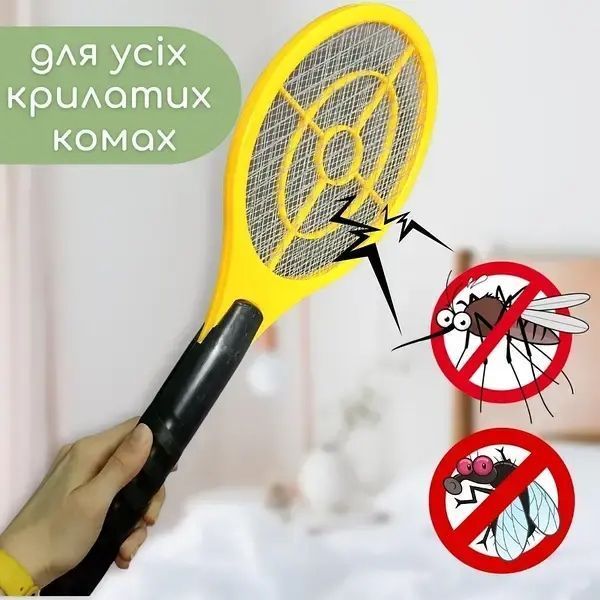 Мухобойка электрическая ракетка от насекомых 00013227 фото