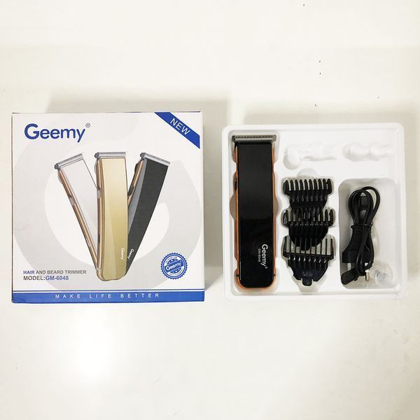 Машинка для стрижки GEMEI GM-6048, Машинка для стрижки домашня, електробритва для голови. Колір: чорний 00015212 фото