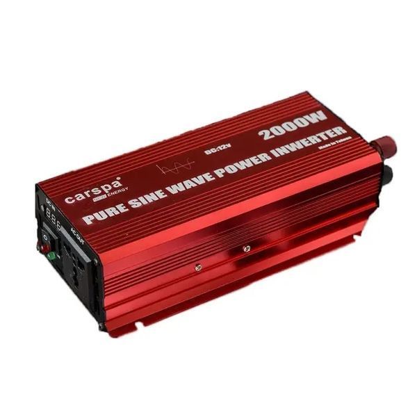 Инвертор преобразователь Carspa 2000W чистый синус 00018102 фото
