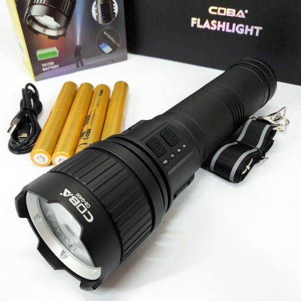 Фонарь CB-G400 WHITE LASER LED PM60-TG, Сильный фонарик, Фонарь ручной тактический 00023356 фото
