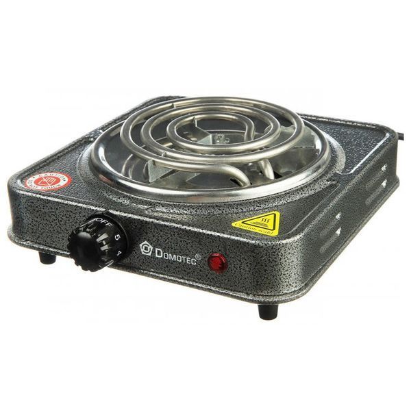 Электроплита спиральная плита настольная Domotec MS-5801 1000 W, Переносная компактная электроплита 00018865 фото