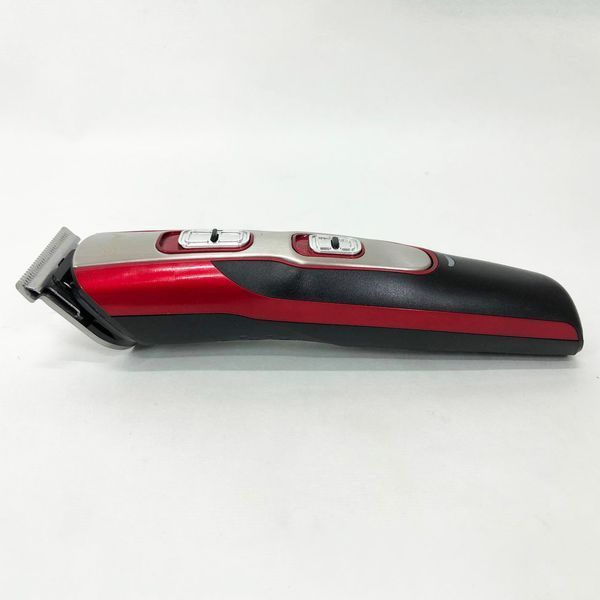 Машинка для стрижки 10в1 GEMEI GM-592, окантовочная машинка, подстригательная машинка. Цвет: красный 00014314 фото
