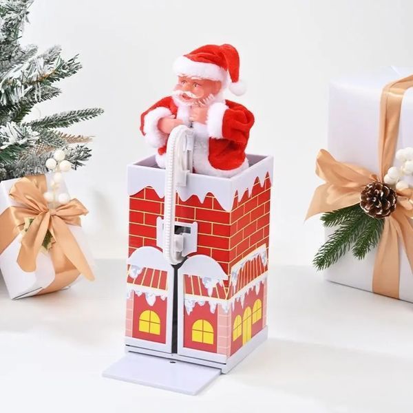 Интерактивная игрушка "Санта-Клаус в дымоходе" 00016694 фото