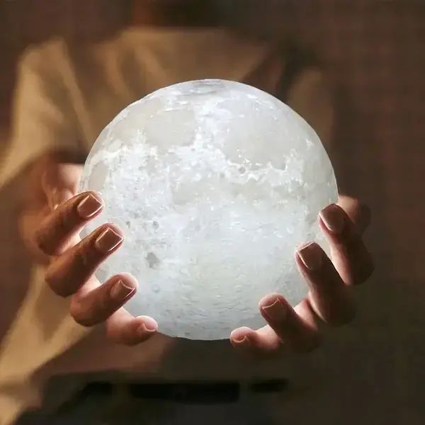 Настільний світильник місяць Magic 3D Moon Light Від Акумулятора 00023171 фото