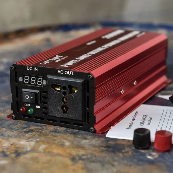 Инвертор преобразователь Carspa 2000W чистый синус 00018102 фото