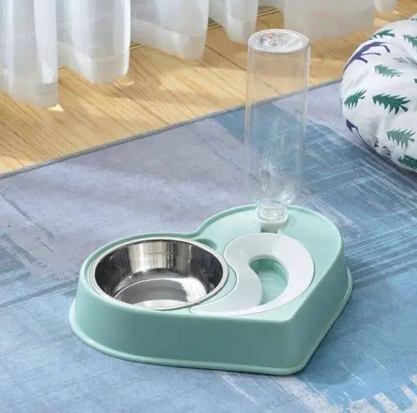 Кормушка с поилкой для домашних животных DOG & Cat bowl | Посуда для собак и кошек 00024353 фото