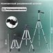 Штатив для телефона и фотоаппарата Tripod 3110 PRO портативный трипод 0,35-1.02м высота. Цвет: серебряный 00012537 фото 65