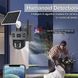Уличная WiFi камера видеонаблюдения с солнечной панелью и двумя объективами TP18 Камера видеонаблюдения 6Мп 00018067 фото 7