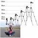 Штатив для телефона и фотоаппарата Tripod 3110 PRO портативный трипод 0,35-1.02м высота. Цвет: серебряный 00012537 фото 44