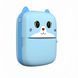 Портативный детский термопринтер с Bluetooth A8 Cat мини принтер для телефона Blue 00016264 фото 5