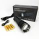 Ручний ліхтар Police AK138 WHITE LASER LED PM60-TG із зарядкою USB, що працює від 4х18650 акумуляторів 00023438 фото 14