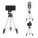 Штатив для телефона и фотоаппарата Tripod 3110 PRO портативный трипод 0,35-1.02м высота. Цвет: серебряный 00012537 фото 56