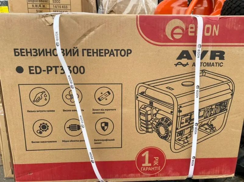Бензиновий генератор EDON PT-3300 00013834 фото
