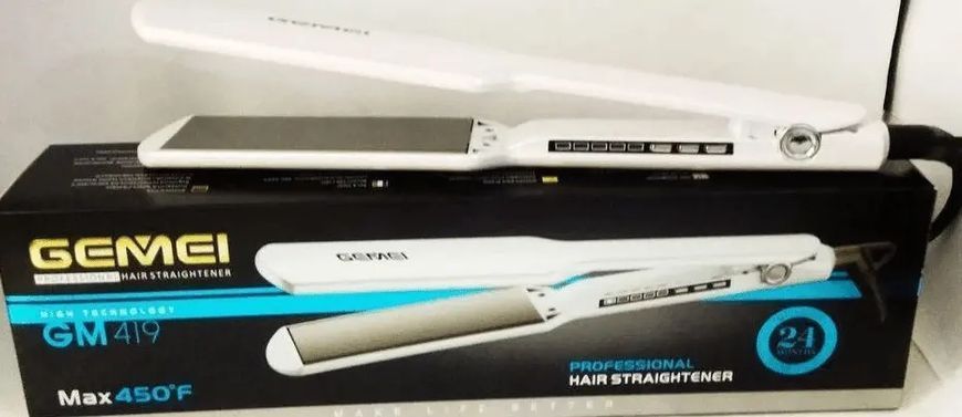 Праска для волосся Gemei Gm 450 Hair Straightener Плойка Стайлер 00021347 фото