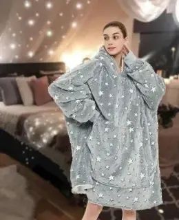 Худі Stars Dream, що світиться у темряві / Люмінесцентний плед &ndash; толстовка з капюшоном 00024013 фото
