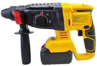 Акумуляторний безщітковий перфоратор із двома акумуляторами 18V 5Ah в кейсі ударний PD2A-18-M2 00022698 фото