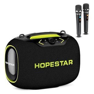 Беспроводная Bluetooth колонка HOPESTAR PARTYBOX, 120 ВТ с двумя микрофонами 00017542 фото
