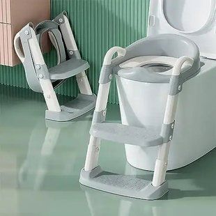 Дитяче сидіння для унітазу Babycare зі сходами та ручками 00016525 фото