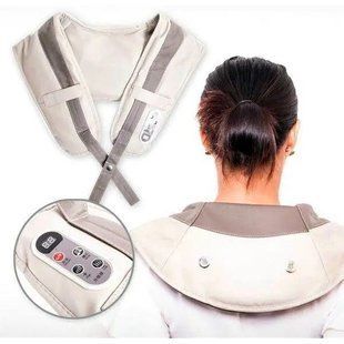 Вибрационно-ударный массажер для плеч и тела Cervical Massage Shawls 00014656 фото