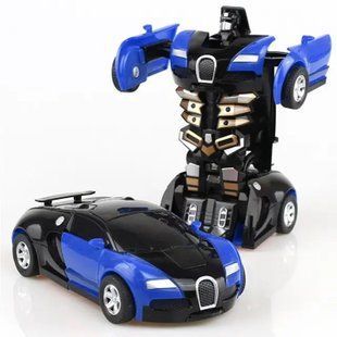 Синій Машинка трансформер Автобот Lamborghini Robot Car на радіокеруванні 2в1 00016375 фото