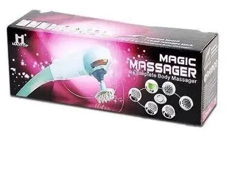 Вібраційний масажер для тіла Magic MassagerMaxtop (8 насадок) 00015672 фото