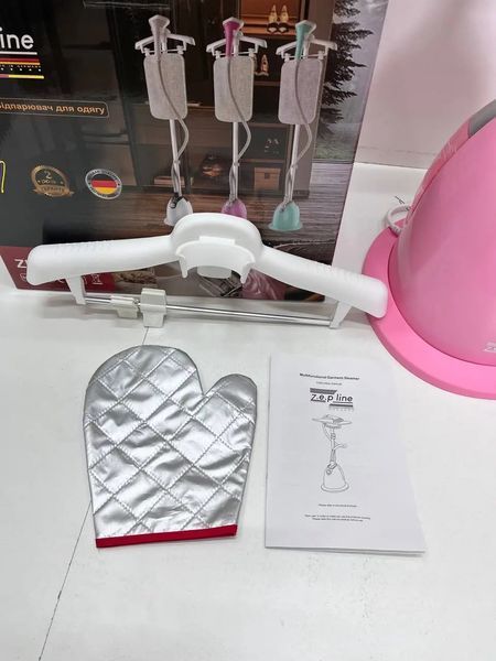 Рожевий Відпарювач вертикальний для одягу зі стійкою Zepline ZP-130 3000W 00020812 фото