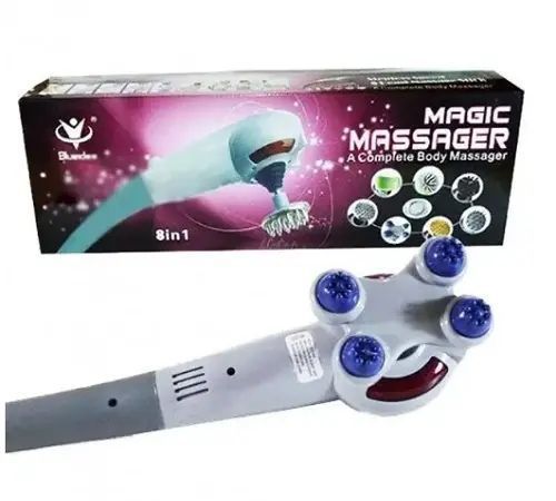 Вібраційний масажер для тіла Magic MassagerMaxtop (8 насадок) 00015672 фото