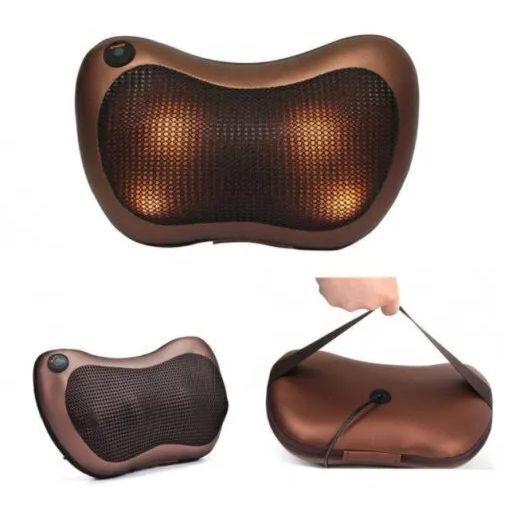 Масажна подушка Car and Home Massage Pillow, масажер для шиї автомобільний 00016798 фото