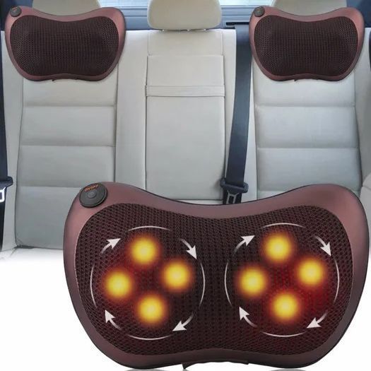 Масажна подушка Car and Home Massage Pillow, масажер для шиї автомобільний 00016798 фото