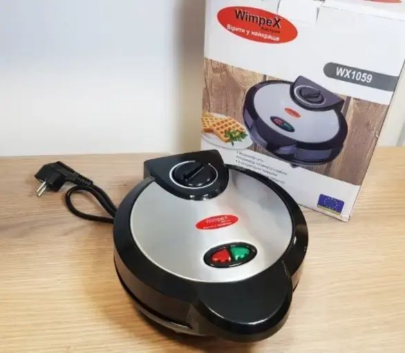 Вафельниця Wimpex WX-1059, 1200 Вт 00012913 фото