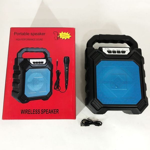 Беспроводная портативная Bluetooth колонка YF-668BT. Цвет: синий 00017797 фото
