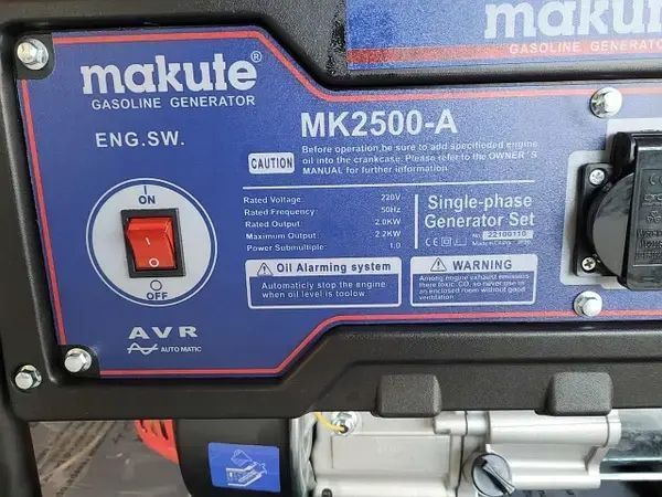 Генератор Makute MK-2500 2,5/3,0 КВт 00022737 фото