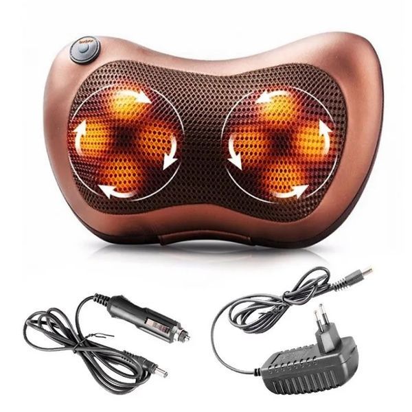 Масажна подушка Car and Home Massage Pillow, масажер для шиї автомобільний 00016798 фото