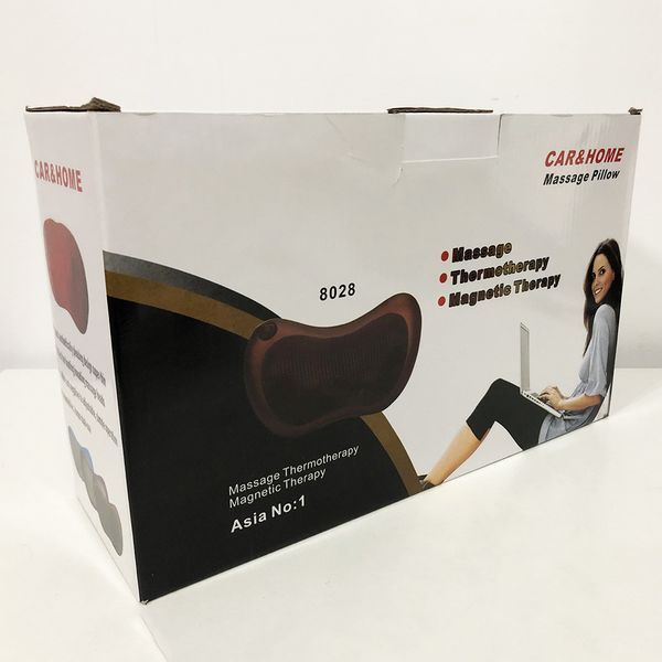 Масажна подушка Car and Home Massage Pillow, масажер для шиї автомобільний 00016798 фото