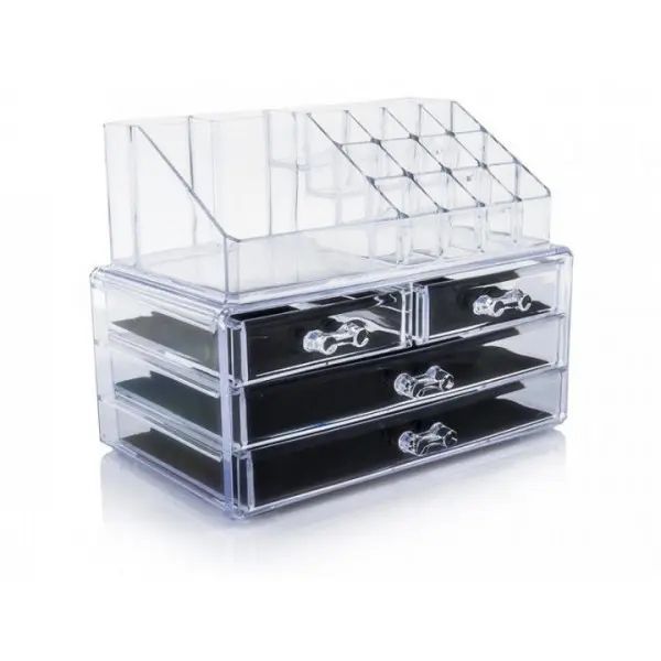 Акриловый органайзер для косметики Cosmetic Storage Box 00014698 фото