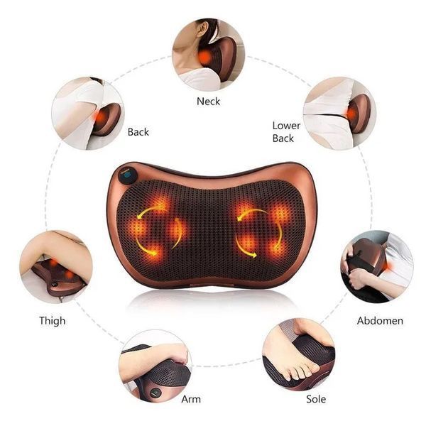 Масажна подушка Car and Home Massage Pillow, масажер для шиї автомобільний 00016798 фото