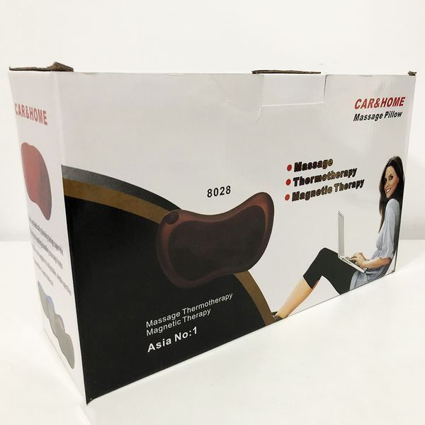 Масажна подушка Car and Home Massage Pillow, масажер для шиї автомобільний 00016798 фото