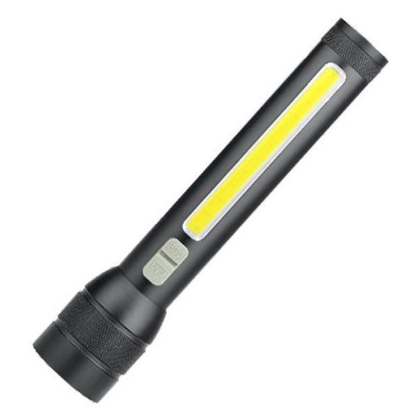 Фонарь аккумуляторный CB-C23-P90+COB, Фонарик светодиодный ручной аккумуляторный портативный 00022945 фото