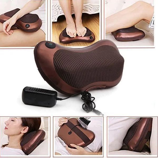 Масажна подушка Car and Home Massage Pillow, масажер для шиї автомобільний 00016798 фото