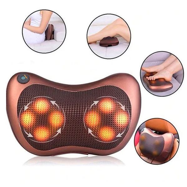 Масажна подушка Car and Home Massage Pillow, масажер для шиї автомобільний 00016798 фото