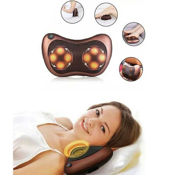 Масажна подушка Car and Home Massage Pillow, масажер для шиї автомобільний 00016798 фото