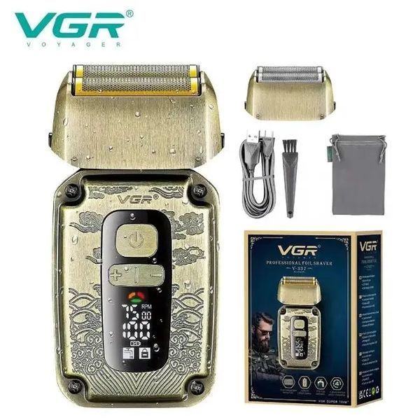 Электробритва для мужчин VGR V-337 аккумуляторная 5W Gold 00021615 фото