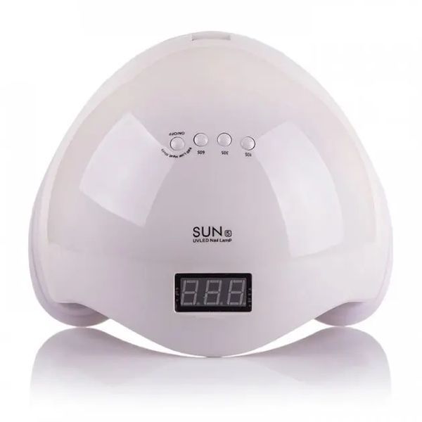 Світлодіодна лампа для манікюру SUN 5 48W з дисплеєм та сенсором, UV лампа 00014627 фото