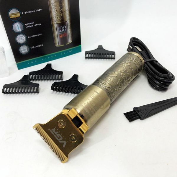 Машинка для стрижки волос VGR V-073 аккумуляторный беспроводной триммер для бороды и усов 00014463 фото