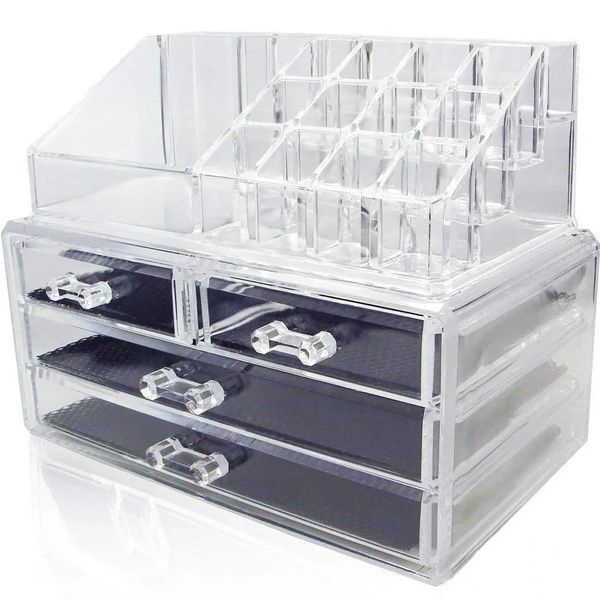 Акриловый органайзер для косметики Cosmetic Storage Box 00014698 фото
