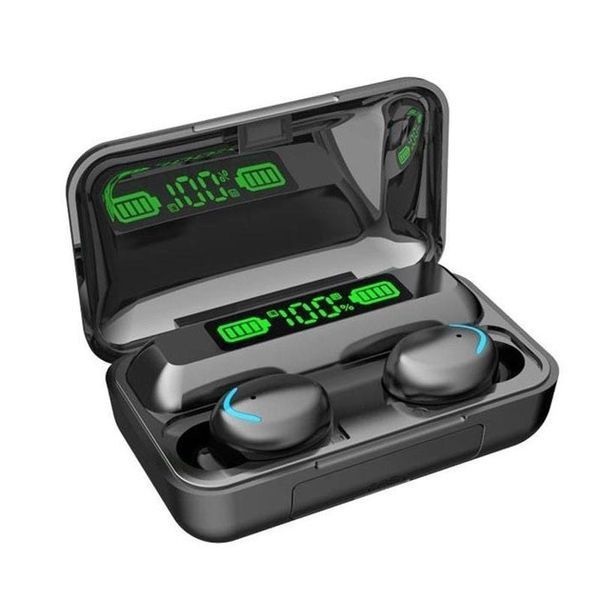 Беспроводные bluetooth наушники True Wireless F9-5 TWS с встроенным Power Bank, вакуумные наушники 00023844 фото